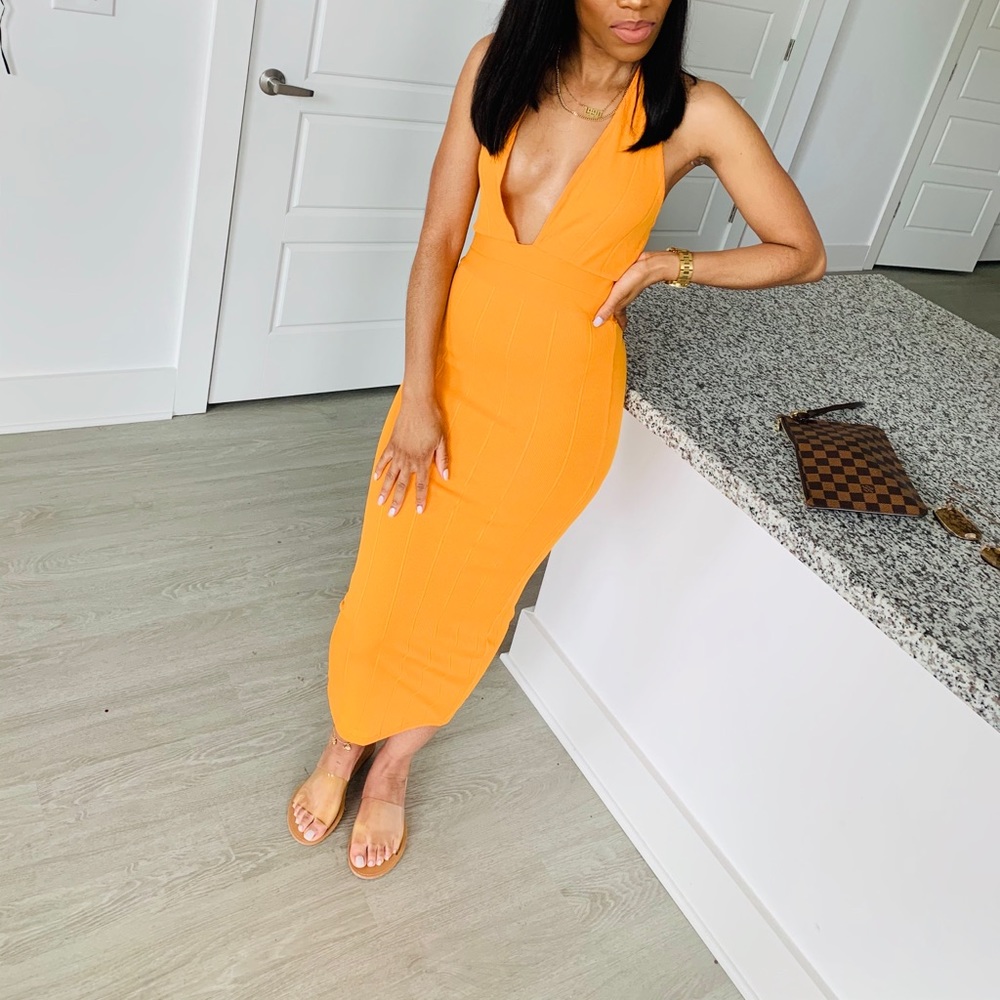 Beautiful orange dress